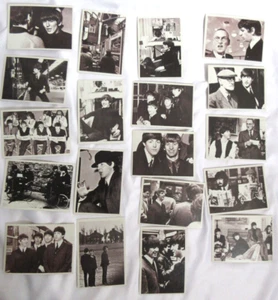 Beatles Topps Original B&W 1960's A HARD DAYS NIGHT Trading Cards 19 Cards EUC - Picture 1 of 6