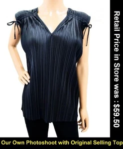 Top acanalado plisado Alfani para mujer, tallas S y L - Imagen 1 de 10