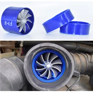 Supercargador Accesorios para Coche Potencia Toma de Aire Ventilador Turbina Turbo Universal - Imagen 1 de 12