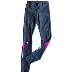Under Armour gray leggings athletic pants workout SZ Small pocket (U52) - Picture 1 of 5