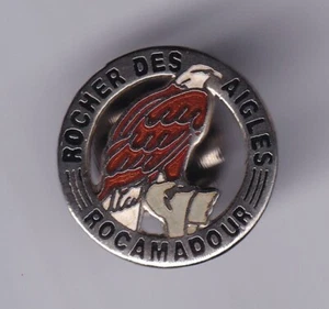 RARE PINS PIN'S .. ANIMAL OISEAU BIRD AIGLE EAGLE ROCHER CITE ROCAMADOUR 46 ~FT - Imagen 1 de 1