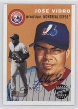 2003 Topps Heritage Real One Auto Jose Vidro #RO-JV Auto