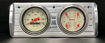 Juego de insertos estilo cuádruple panel de instrumentos Ford Car 1940 tiburón Foto 1 de 4