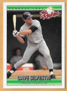 DAVE SILVESTRI NEW YORK YANKEES #111 - DONRUSS THE ROOKIES NM-MT 1992 - Picture 1 of 2