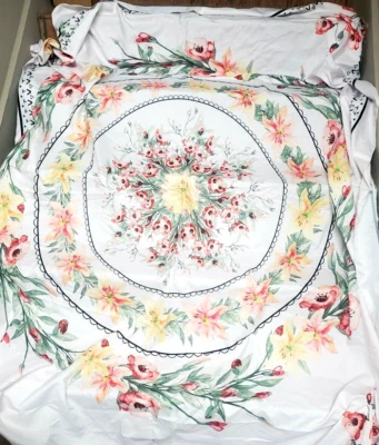 Tapiz Floral Nylon Hippie Pared Dormitorio Decoración 60 x 76 Pulgadas con Perchas Nuevo Foto 1 de 4