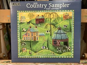 Lang Companies Country Sampler Cheryl Bartley Signed 2019 Wall Calendar NEW - Picture 1 of 16