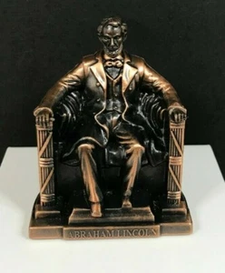 Sacapuntas de metal tono cobre Abraham Lincoln Washington DC de colección - Imagen 1 de 6