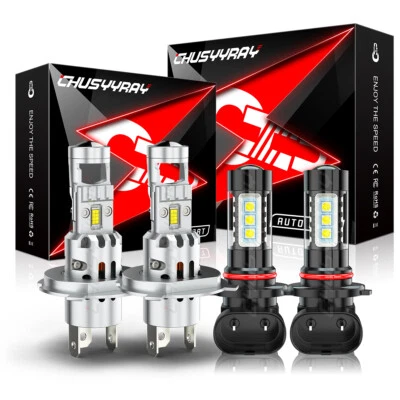 Kit combinado de bombilla antiniebla de haz alto bajo para faros LED Fit Kia Rio 2016-2020 Foto 1 de 4