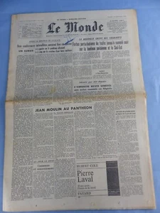 JOURNAL DE NAISSANCE ANNIVERSAIRE du 19 décembre 1964 LE MONDE 19/12/1964 - Picture 1 of 1