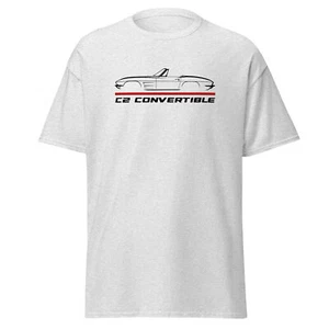 Premium T-Shirt für Chevrolet Corvette Cabrio C2 1963 Auto Fans Geschenk Tee - Bild 1 von 6
