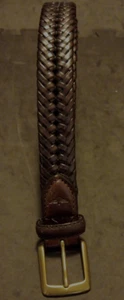 Dockers braun Leder stabiler Flechtgürtel Herren Größe 38 - Bild 1 von 10