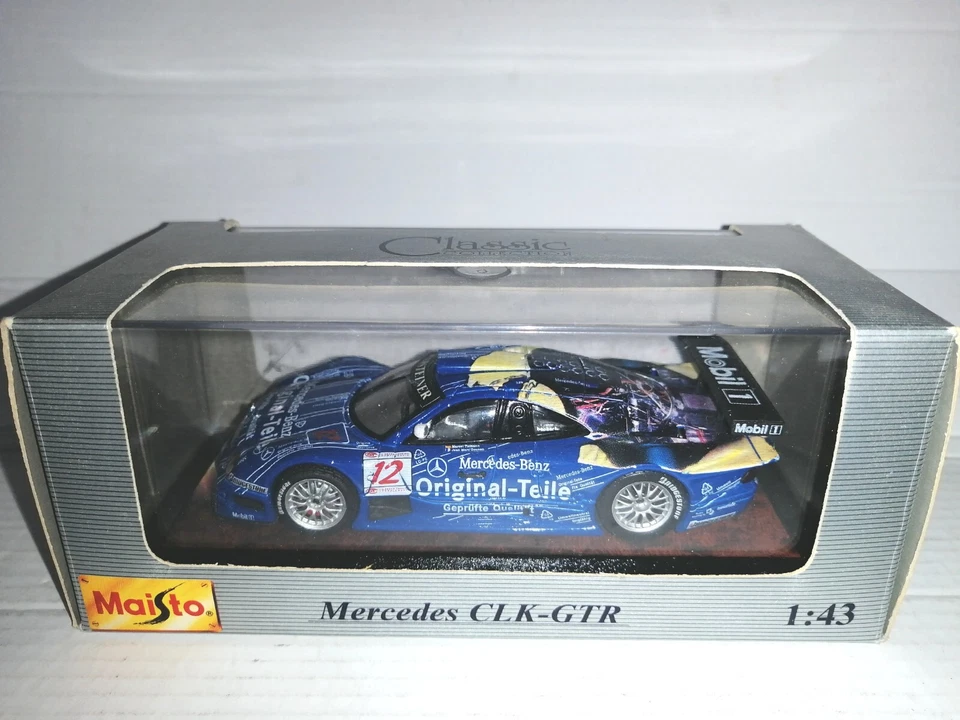 MERCEDES CLK GTR #12 MAISTO SCALA 1/43 - Immagine 1 di 1