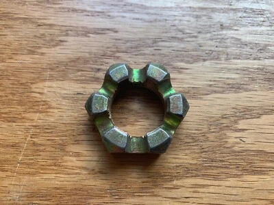 NOS Jacobsen 333135 镀层城堡螺母 AeroKing 548 9672 595 6448 充气器 — 第 1/2 张图片