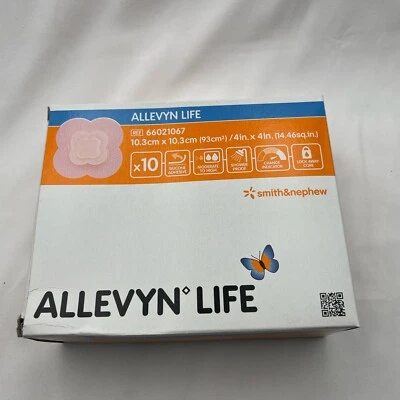 SMITH & NEPHEW Smith+Nephew Allevyn Life 66021067 Quadrilobe Dressing Silicone Adhesive 10 Ct