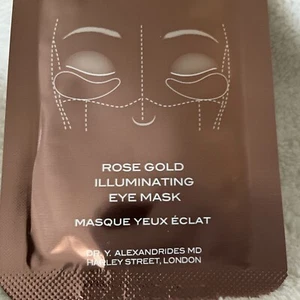 111SKIN Rose Gold Illuminating Eye Mask .2oz, 6ml (ONE SINGLE USE MASK) New! - Picture 1 of 5