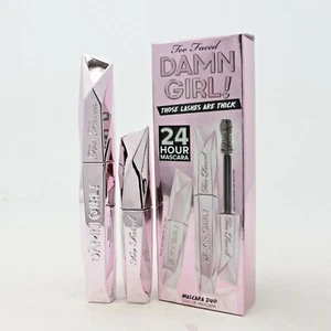 NIB Too Faced Damn Girl Mascara Full and Travel Size Set! Thick Lashes!!! - Picture 1 of 1