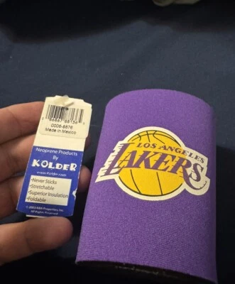 Los Angeles Lakers lata aislada Coolie funda enfriadora licencia NBA 12 oz Foto 1 de 2