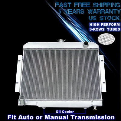 3 ряда алюминиевых радиаторов для 72-86 Jeep CJ5 CJ6 CJ7 Scrambler 3.8 4.2 5.0 L4 L6 - Изображение 1 из 4