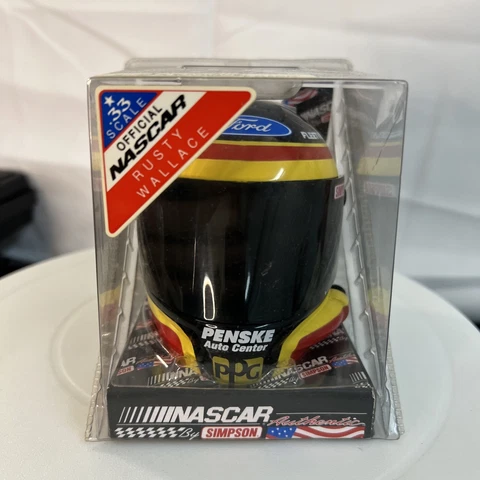 Rusty Wallace official miller NASCAR Simpson Mini Helmet new Cover