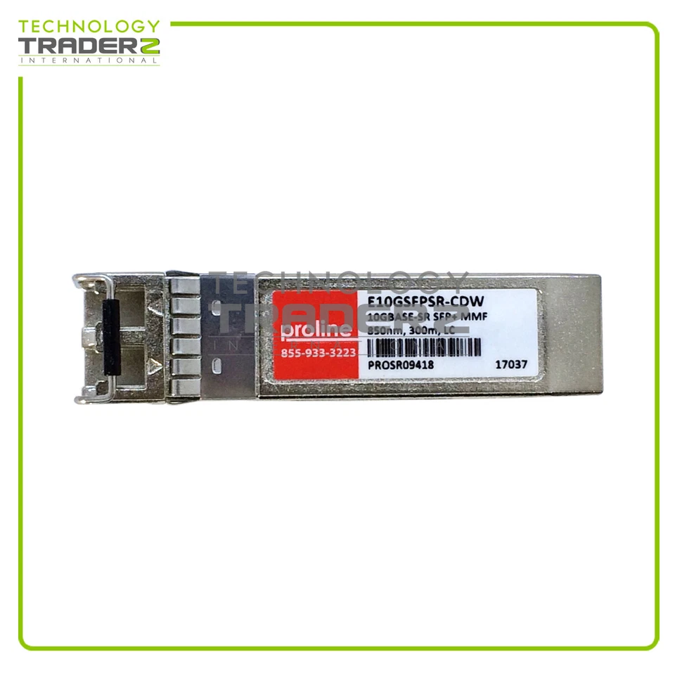 E10GSFPSR-CDW Proline Intel E10GSFPSR Compatible SFP+TAA Compliant Transceiver - Image 1 of 1