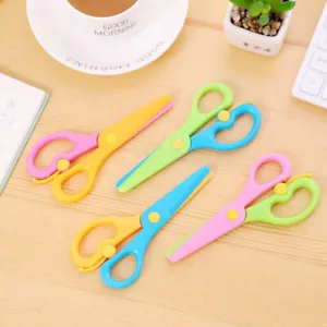 Colorful Mini Scissors Kids Children Safety Scissors Hair Cutting Paper Tool - Picture 1 of 13