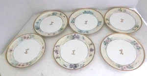 Vintage Haviland Frankreich handbemalte Blumen Teller 6" - Bild 1 von 13