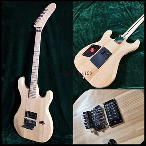 Unfinished Solid Body DIY Electric Guitar Maple Neck Chrome Hardware Fast Ship - Picture 1 of 8