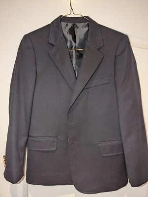 Rugged Bear Boys Navy Blue Blazer / Sport Coat Sz 12 - Image 1 of 4