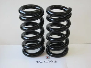 Lowrider Hydraulics 3 Ton full stack coils, black, machine-cut one flat edge - Bild 1 von 12
