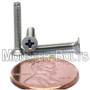 Großpackung Menge 1500 - M2,5 x 16 mm DIN 965 metrisch Kreuzschlitz Flach Maschinenschraube Edelstahl - Bild 1 von 2