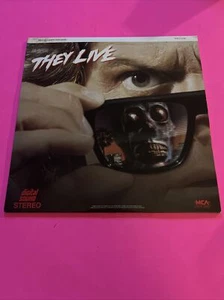 They Live Laserdisc Rare John Carpenter Roddy Piper US Release - Picture 1 of 3