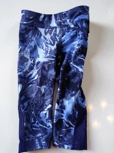 Champion Girls Size XS(4 - 5) Blue Athletic Capri Leggings Nwt Stretch Zip... - Picture 1 of 12