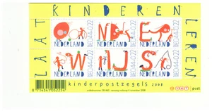 NIEDERLANDE SC.B757 2008 KINDER BILDUNG S/S POSTFRISCH BK2 - Bild 1 von 1