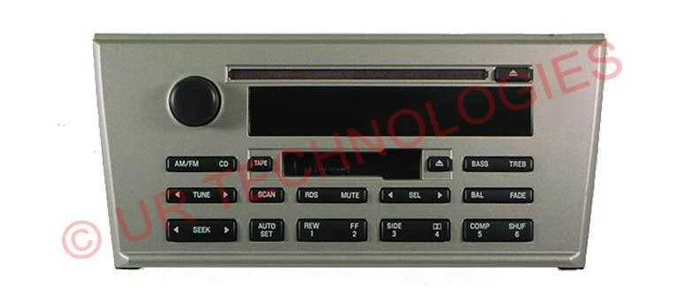 6W4T18C868AA LINCOLN AM/FM CASSETTE/CD 6W4T-18C868-AA 2003-2007 LS - Image 1 of 1