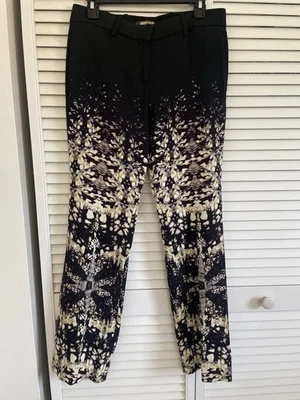 Pantalones de vestir para mujer Roberto Cavalli negros funky estampado tie dye talla 42 Foto 1 de 4