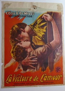Victoire de l'amour Lina Basquette Marie Prevost affiche cinema originale 60x80 - Imagen 1 de 2
