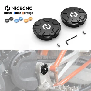 NICECNC Motorcycle Swingarm Pivot Caps Plug For KTM 690 Enduro / SMC R 2008–2025 - Picture 1 of 15