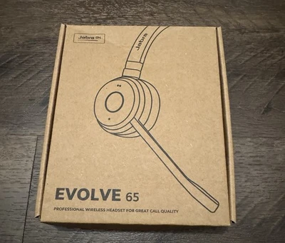 Jabra Evolve 65 Te USB-A MS Stereo Wireless Headset (Microsoft Teams) Open Box - Image 1 of 3