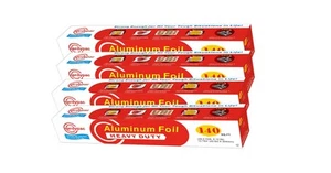 560 SQFT Aluminum Foil Roll, 4 PACK, Total 560 SQFT, 140' Length x 12" Width ... - Picture 1 of 4