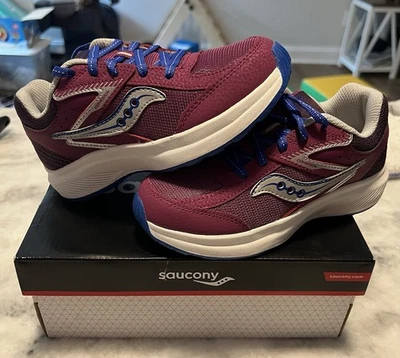 Saucony Cohesion KDZ/PLUM Kids Sneakers Size 1 BRAND NEW WITH BOX - Image 1 of 4
