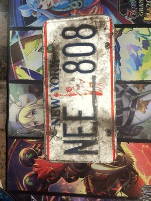 Vintage NYS Liberty Plate # NEF 808  Collectible Statue Of Liberty - Image 1 of 2