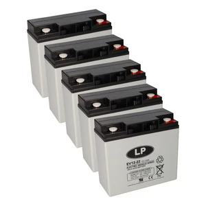 Akkusatz 5x 12V 22Ah für LuXXon Elektromobile - Bild 1 von 8