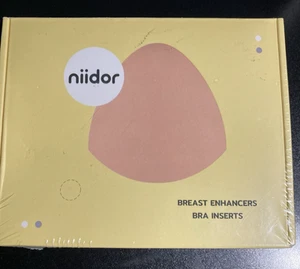 NIIDOR Inserti reggiseno adesivi forma seno potenziatori seno cuscinetti push up nuovi con scatola - Foto 1 di 8