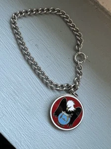 Vintage Sterlingsilber US Navy Elco Adler Charm und Atlas Sterling Armband - Bild 1 von 12