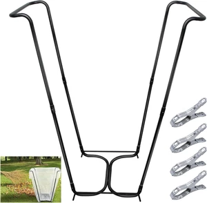 Soporte para bolsa de basura de jardín, soporte para bolsa de hojas de metal resistente para 30 - Imagen 1 de 6