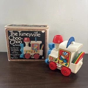 VTG 1975 The Tuneyville Choo Choo Train Tomy 1006 W/ 4 Records Complete In Box - Picture 1 of 24