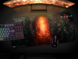 Alfombrilla de ratón para juegos Diablo IV Gate of Hell XL | 900x420 mm | Desi oficial de Blizzard - Imagen 1 de 4