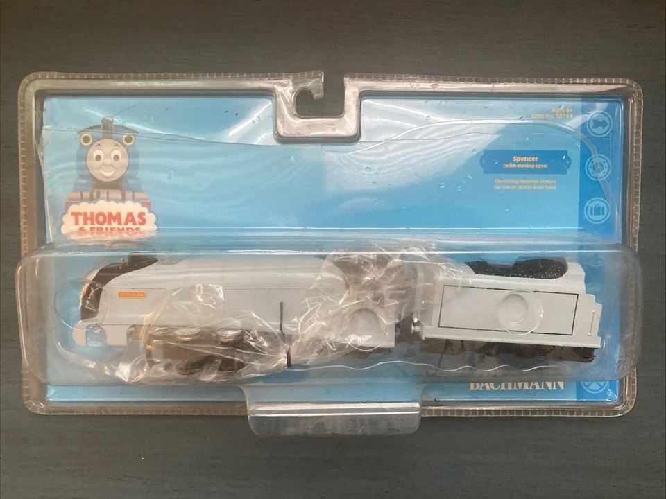 Bachmann HO Scale Thomas & Friends Spencer Engine & Tender W/ Moving Eyes #58749 - Image 1 of 4