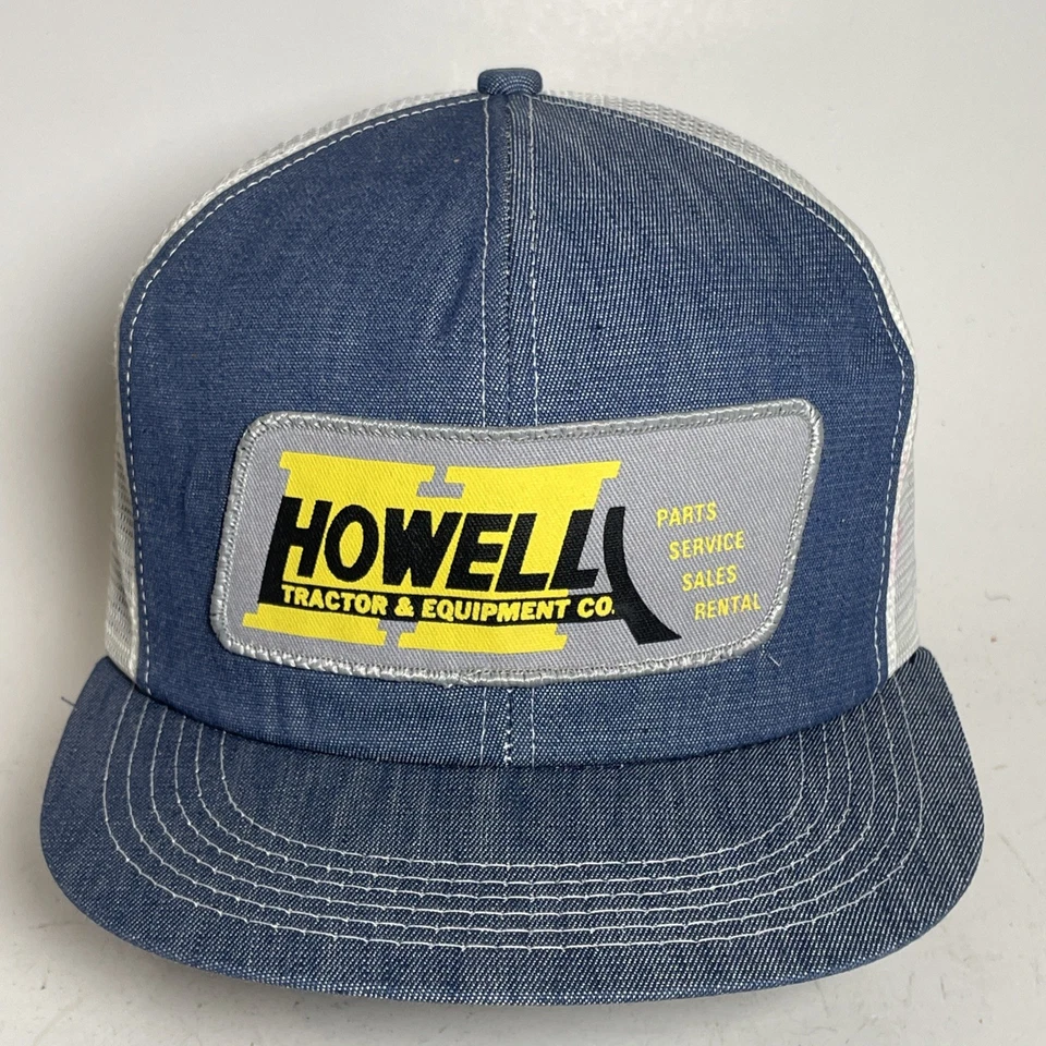 Gorra de tractor Howell de colección Snapback Denim marca K productos hechos en granja EE. UU. Foto 1 de 4