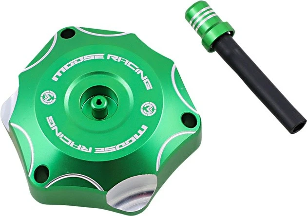Moose Gas Cap Green for Kawasaki KX250F/KX450F/KLX110L/KX100/KX85/KX250/KLX450R Foto 1 de 1